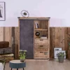 Argentier industriel métal et bois "Caractère"