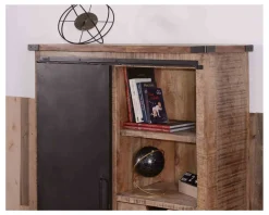 Argentier industriel métal et bois "Caractère"