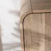 Bahut 180 cm en manguier design épuré japandi "Jappy" 4 portes