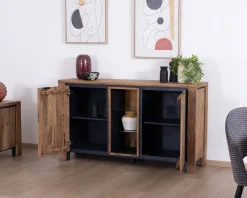 Bahut en palissandre et acacia 