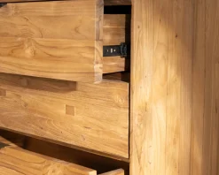 Bahut en teck naturel recyclé "Bahia"