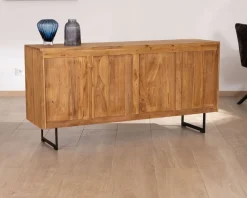Bahut en teck naturel recyclé "Bahia"