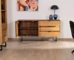 Bahut en teck naturel recyclé 