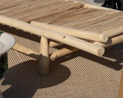 Bain de soleil 1 place design exotique "Sumatra" structure branches