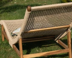 Bain de soleil 1 place en teck 