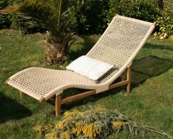 Bain de soleil 1 place en teck 