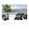 Bain de soleil haut de gamme anthracite tissu Sunbrella "Nusa Pedina"