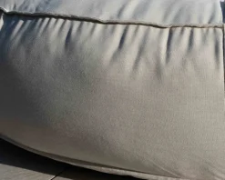 Bain de soleil rond et moelleux beige diamètre 1m80 