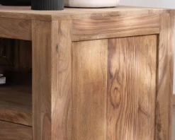 Banc TV 200 cm épuré en palissandre 