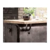 Bar métal et bois style récup multi rangements "Crazy" avec hélice