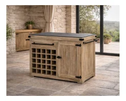 Billot de cuisine bois massif 