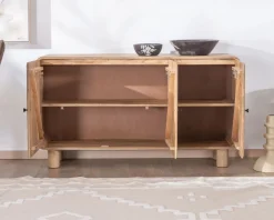 Buffet 140 cm style pop en manguier 