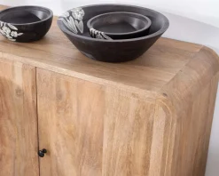 Buffet 140 cm style pop en manguier 