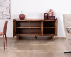 Buffet 3 portes 170 cm en manguier massif 