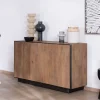 Buffet 3 portes en manguier style épuré "Santo" 150 cm