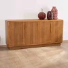 Buffet contemporain 4 portes "Laumie" teinte chêne