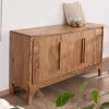 Buffet design épuré en acacia "Melody" 3 portes 145 cm