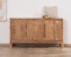 Buffet design épuré en acacia 