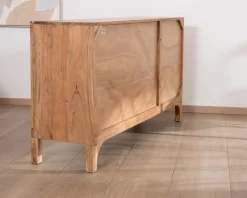Buffet design épuré en acacia 