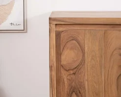 Buffet design épuré en acacia 