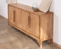 Buffet en acacia 4 portes style scandinave 