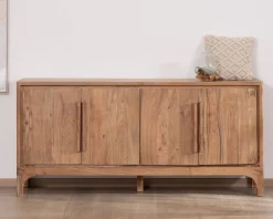 Buffet en acacia 4 portes style scandinave 