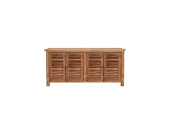 Buffet en bois naturel style colonial "Kerala" 4 portes