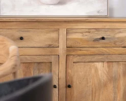 Buffet esprit maison de campagne "Sarah" 180 cm en manguier