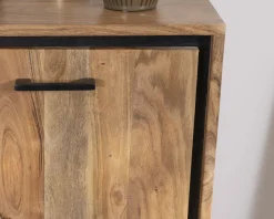 Buffet industriel 160 cm en acacia 