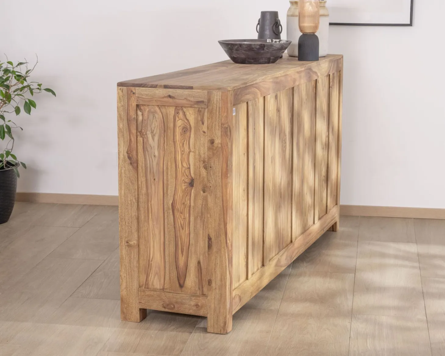 Buffet multi rangement 180 cm en palissandre "Kalanohé"