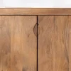 Buffet rétro en manguier massif avec tiroirs finition naturelle "Odely" 150 cm