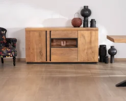 Buffet ultra contemporain avec niche éclairage LED 