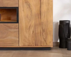 Buffet ultra contemporain avec niche éclairage LED 