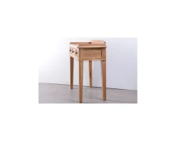Bureau chêne massif 3 tiroirs "Campagnol"