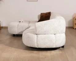 Canapé avec extension électrique et méridienne 