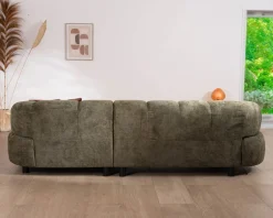 Canapé avec extension électrique et méridienne "Syltan" sens et coloris au choix