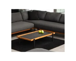 Canapé d'angle extérieur haut de gamme tissu Sunbrella 