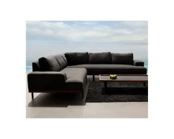 Canapé d'angle extérieur haut de gamme tissu Sunbrella 