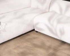 Canapé en angle design épuré avec méridienne