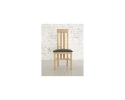 Chaise assise P.U gris "Stockholm"