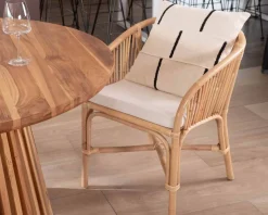 Chaise en rotin tressé "Cebu"