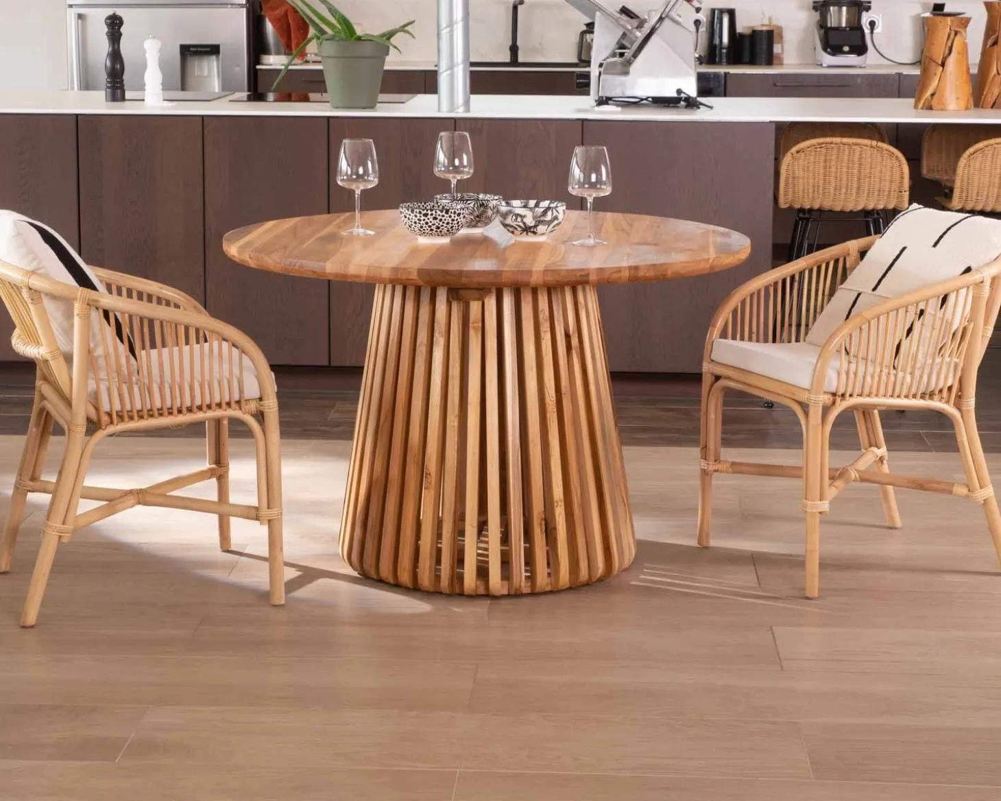 Chaise en rotin tressé "Cebu"