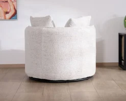 Chauffeuse ronde pivotante 360° 