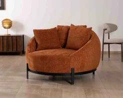 Chauffeuse XL 120 cm ultra confort avec coussins coordonnés 