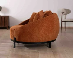 Chauffeuse XL 120 cm ultra confort avec coussins coordonnés 