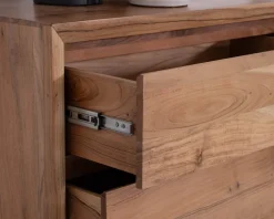 Commode 6 tiroirs en acacia style scandinave "Lignum"