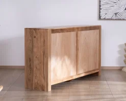 Commode 6 tiroirs en acacia style scandinave 