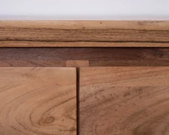 Commode 6 tiroirs en acacia style scandinave 