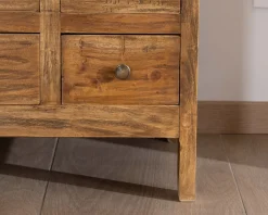 Commode apothicaire 30 tiroirs en bois de mahogany 