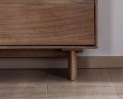 Commode esprit Japandi en manguier massif 